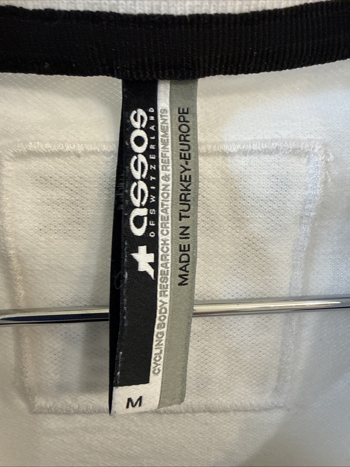 ASSOS SS Corporate Signature Polo Shirt White – Men’s Medium