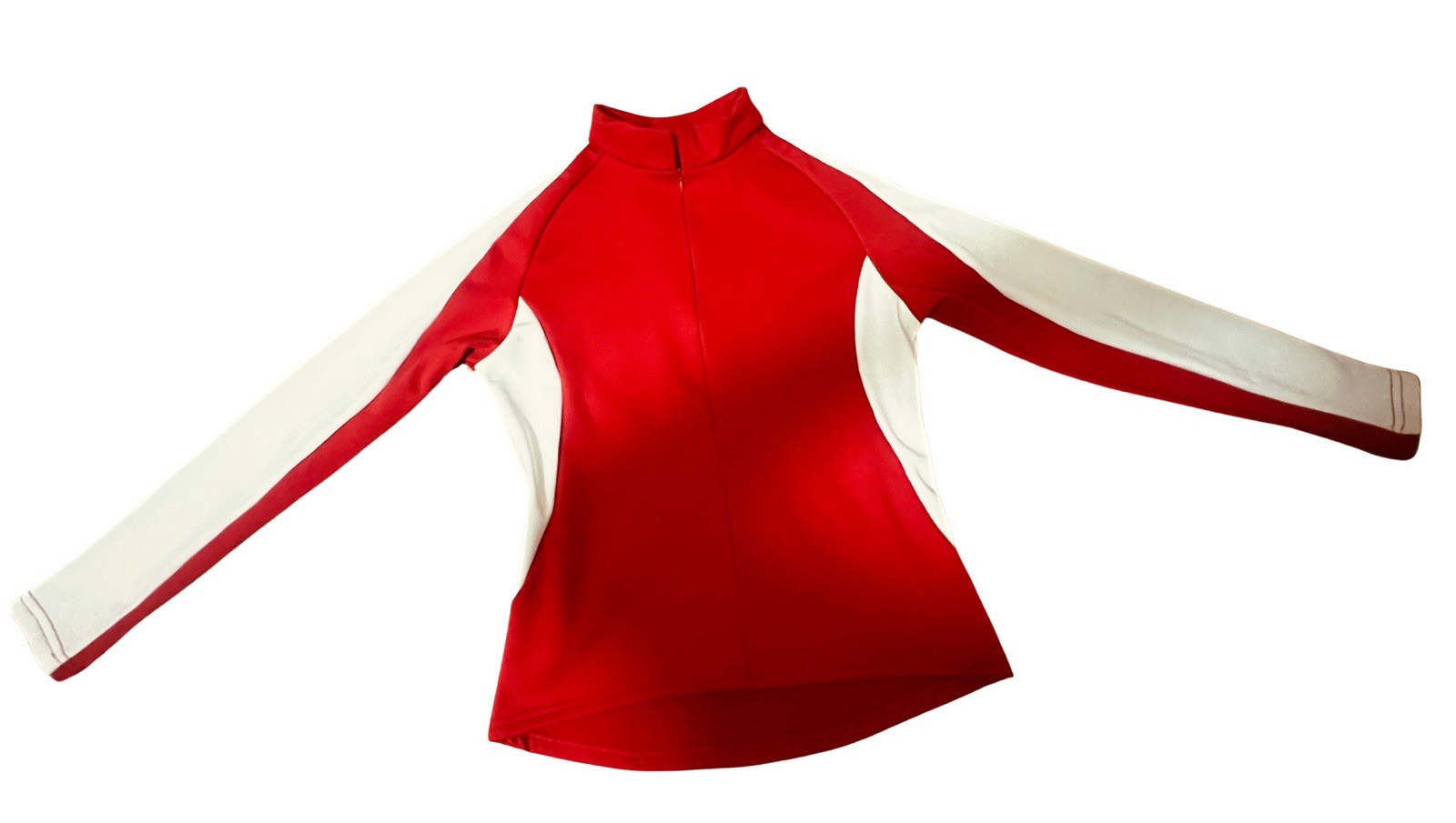 Ascent Women’s Pro Team Aero Jersey, Raglan Sleeve, Large (L) – Red/White
