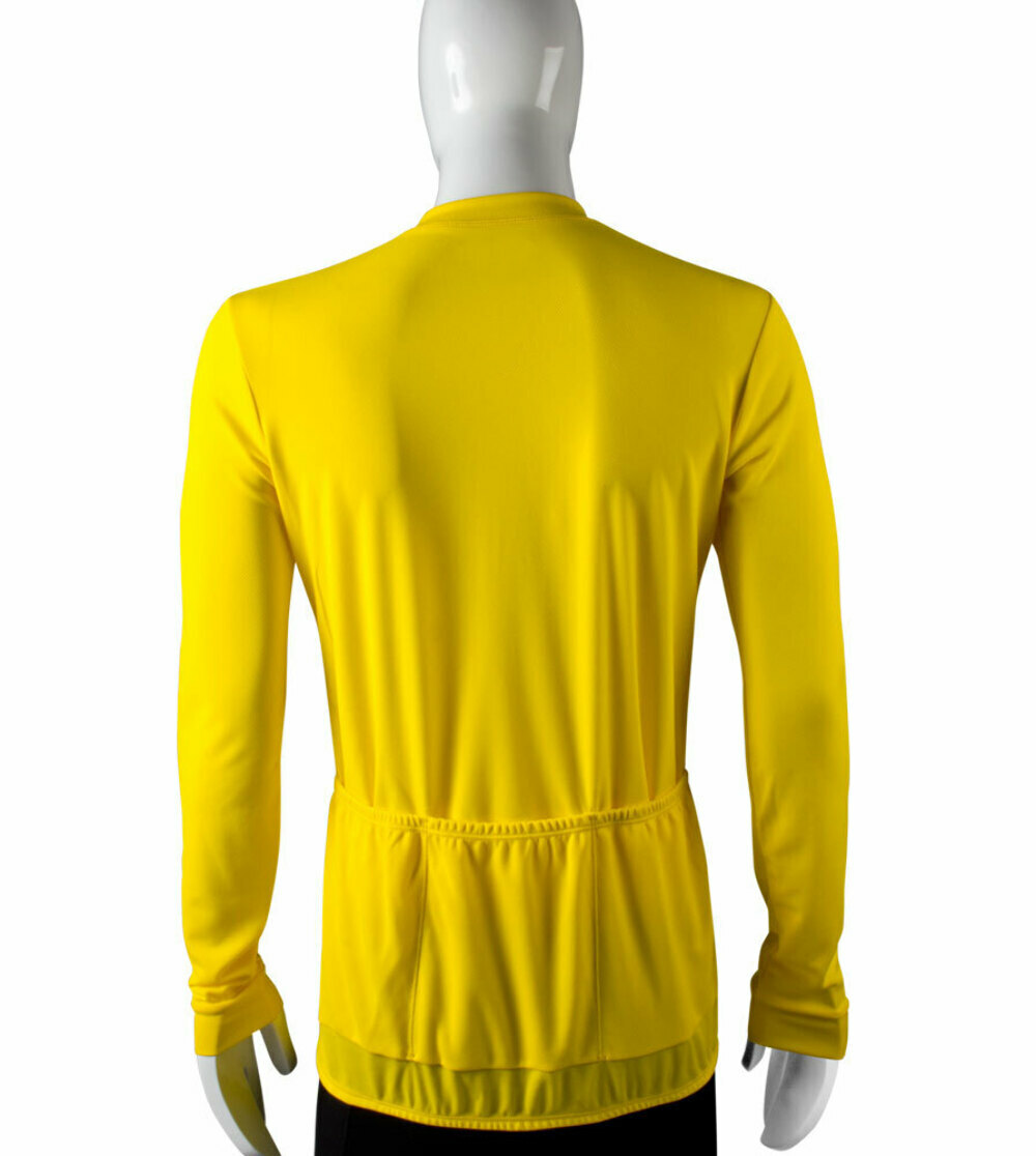 Tall Solid Color Cycling Jersey | Long Sleeve | Lightweight | Made in the USA