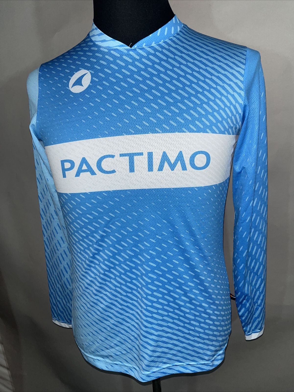 NWT Pactimo Mens Blue Long Sleeve Jersey Shirt Sz Small New