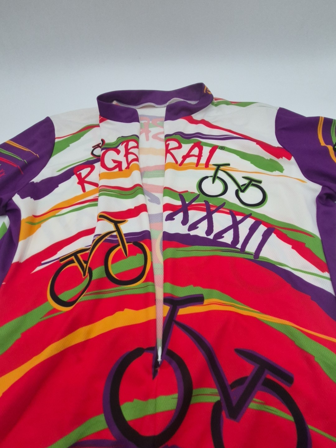 Vintage Voler 2004 RAGBRAI Iowa Cycling Jersey Men’s 3XL XXXL Back Pocket D