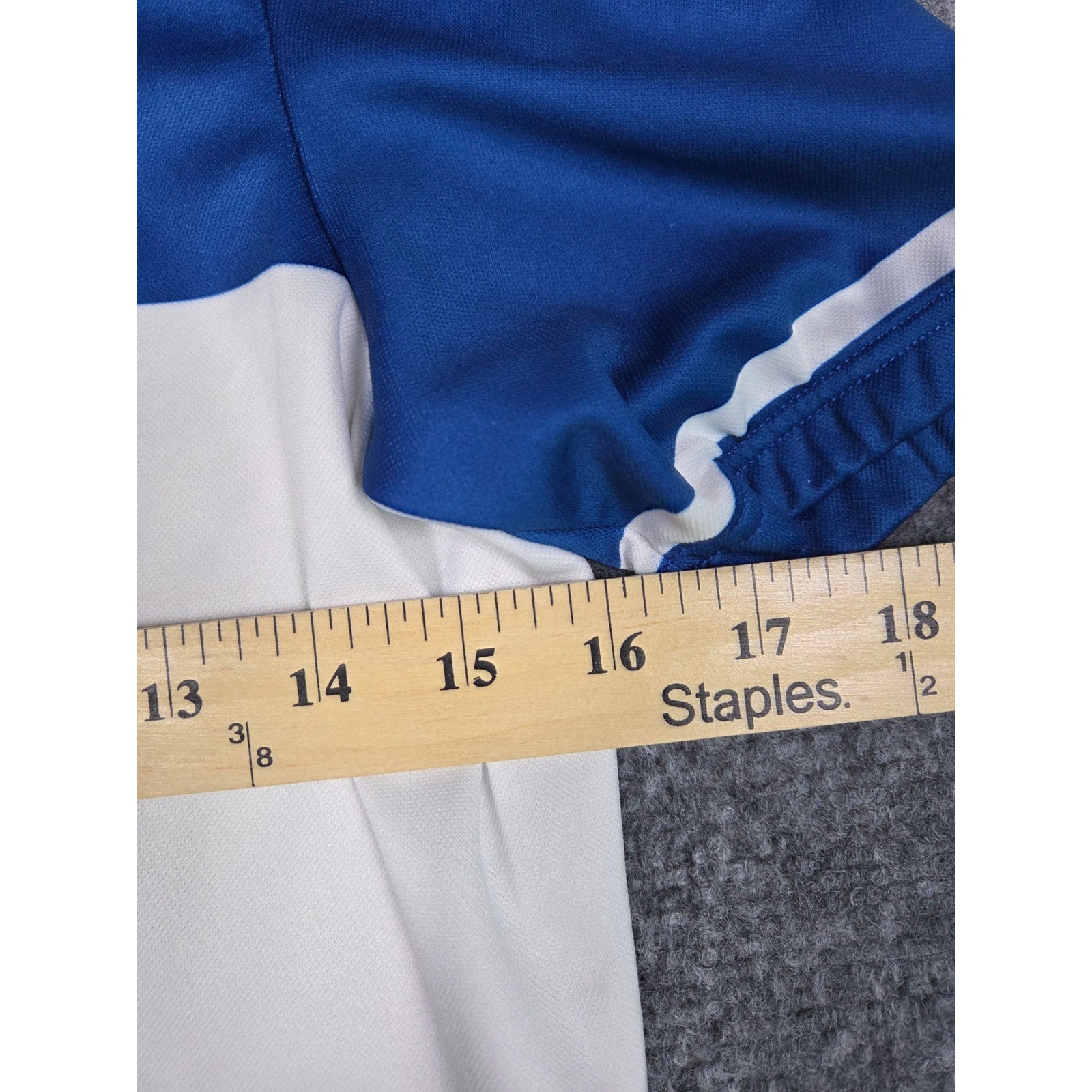 De Marchi Cycling Jersey Mens Medium 1/4 Zip Blue 50th Anniversary Made in Italy