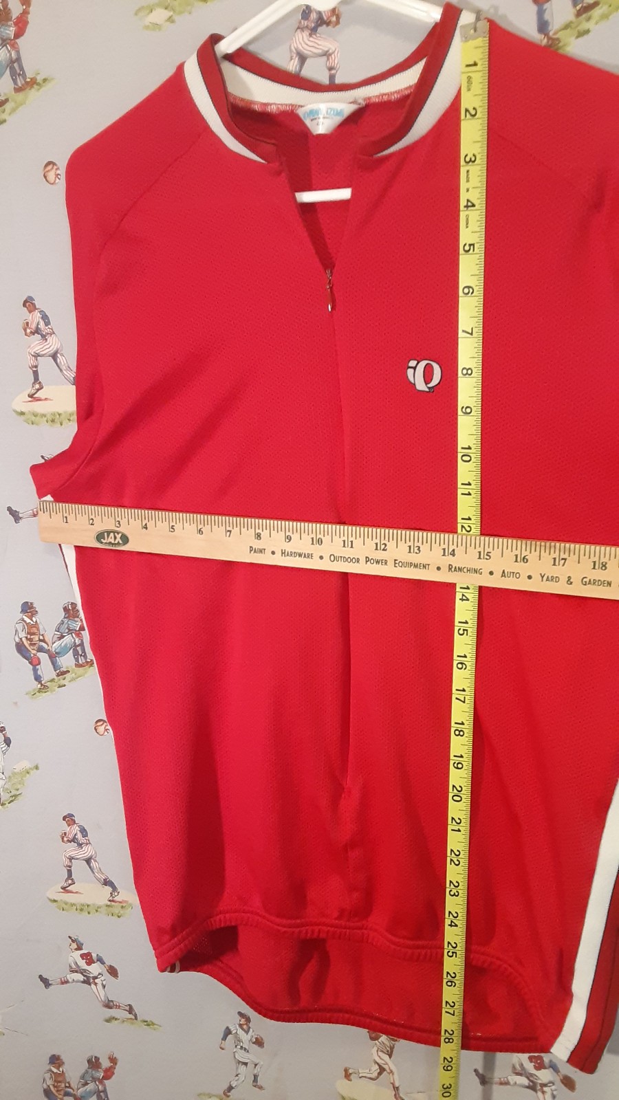 👀 Pearl iZUMi Mesh Jersey Men’s Large Red 1/2 Zip Short Sleeve Lightweight Mesh