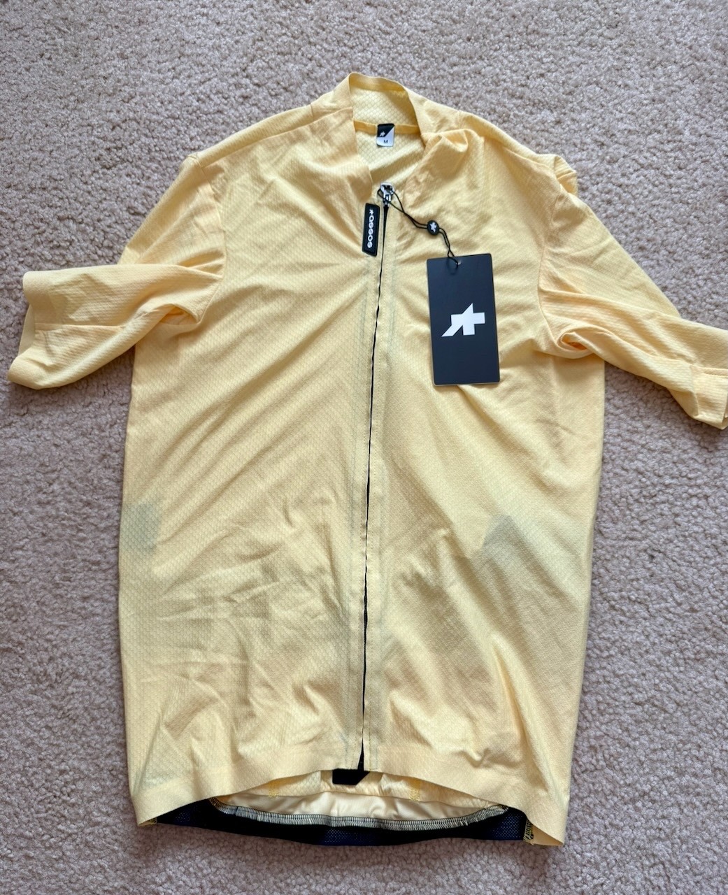Assos Men’s 2026 EQUIPE R JERSEY S11 Jersey Yellow Medium – NEW