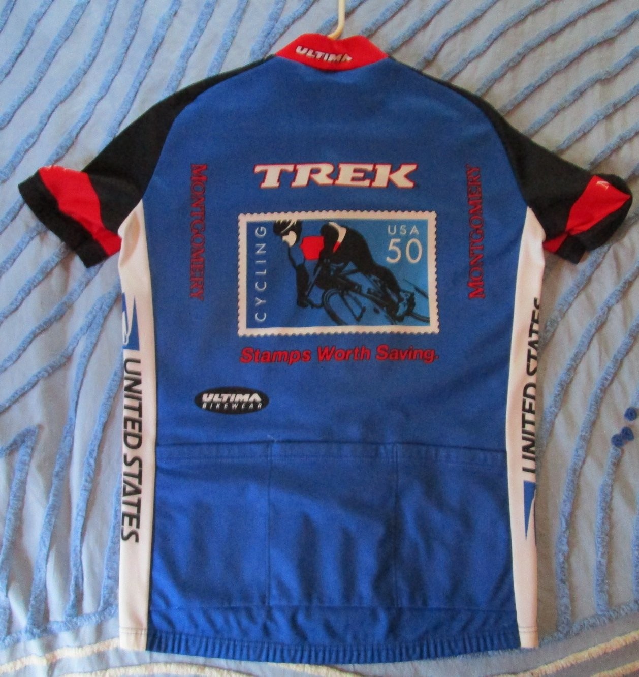 USPS Trek United States Postal Service Cycling Jersey Size 4 (large)