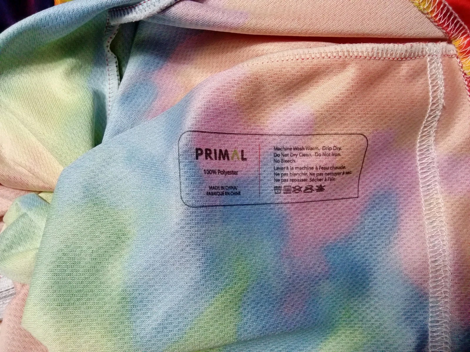 Set Of 2 Primal Cycling Jerseys Women’s Tie Dye Colorful Full Zip Cycling Jersey