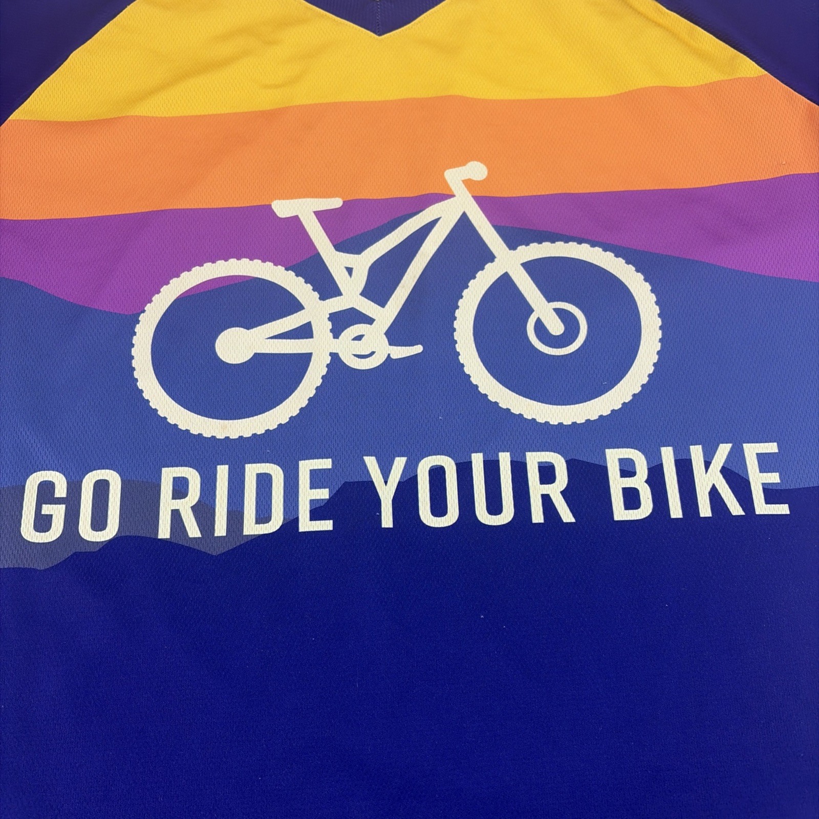 Cognative MTB Men’s XL Performance Colorful Biking Cycling Shirt Quick Dry Tee