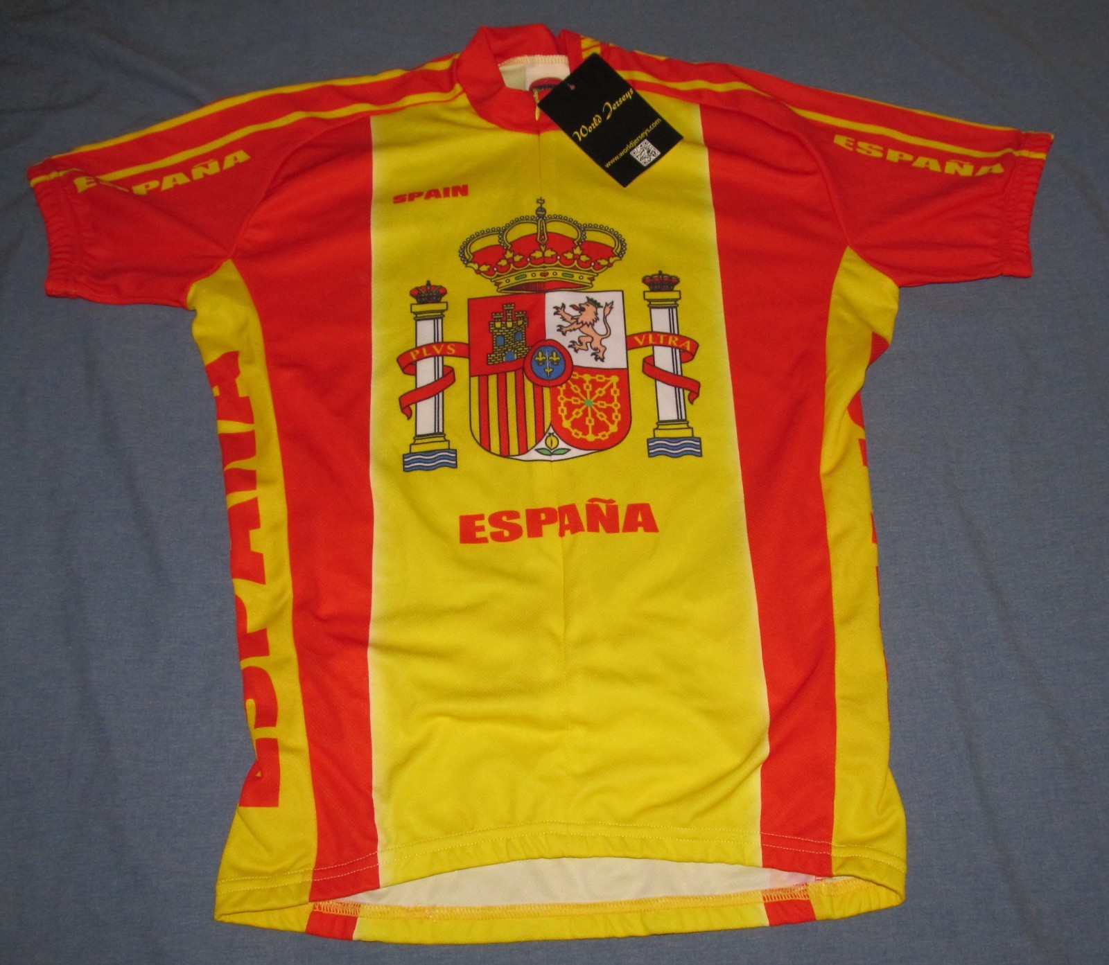 World Jerseys Espana Spain Cycling Jersey Size Small NWT New With Tags