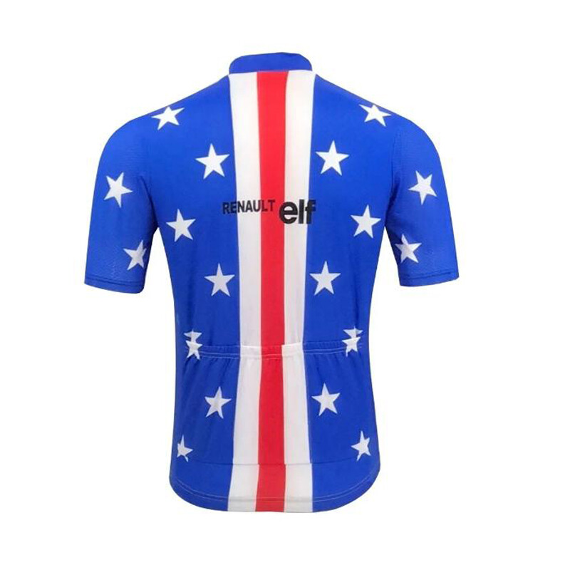 Retro USA 83 Greg Lemond Cycling Short Sleeve Jersey vintage Bike Sports Shirt