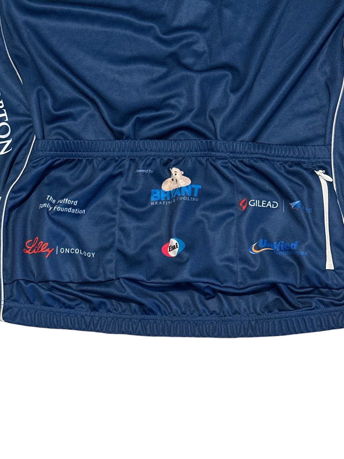 Peak 1 Sports Cycling Jersey SizeL “Bike To Beat Cancer 15Yrs” Norton Healthcare