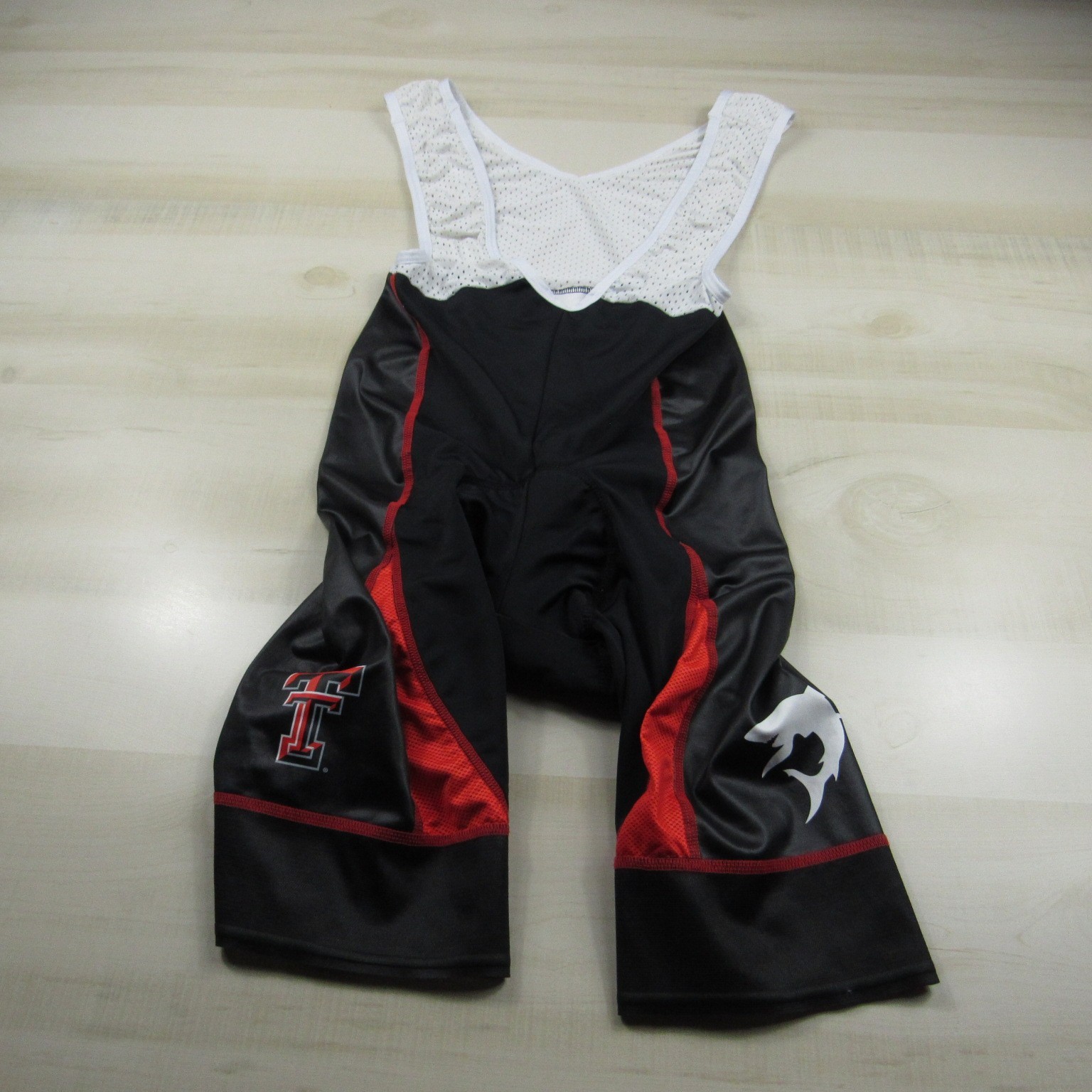 Hincapie Cycling Bib Mens Medium Black White Texas Tech Bib Padding Tights