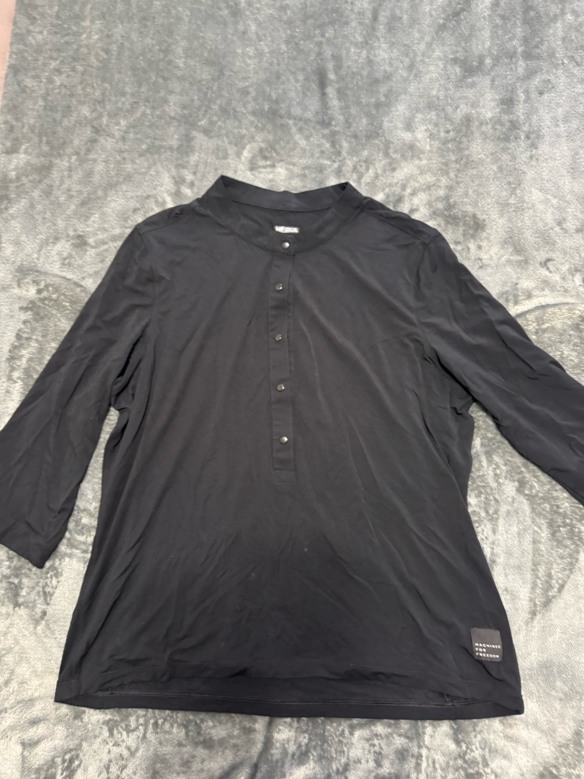 Machines for Freedom Women’s Cycling 3/4 Sleeve Button Up Shirt Size XXXL