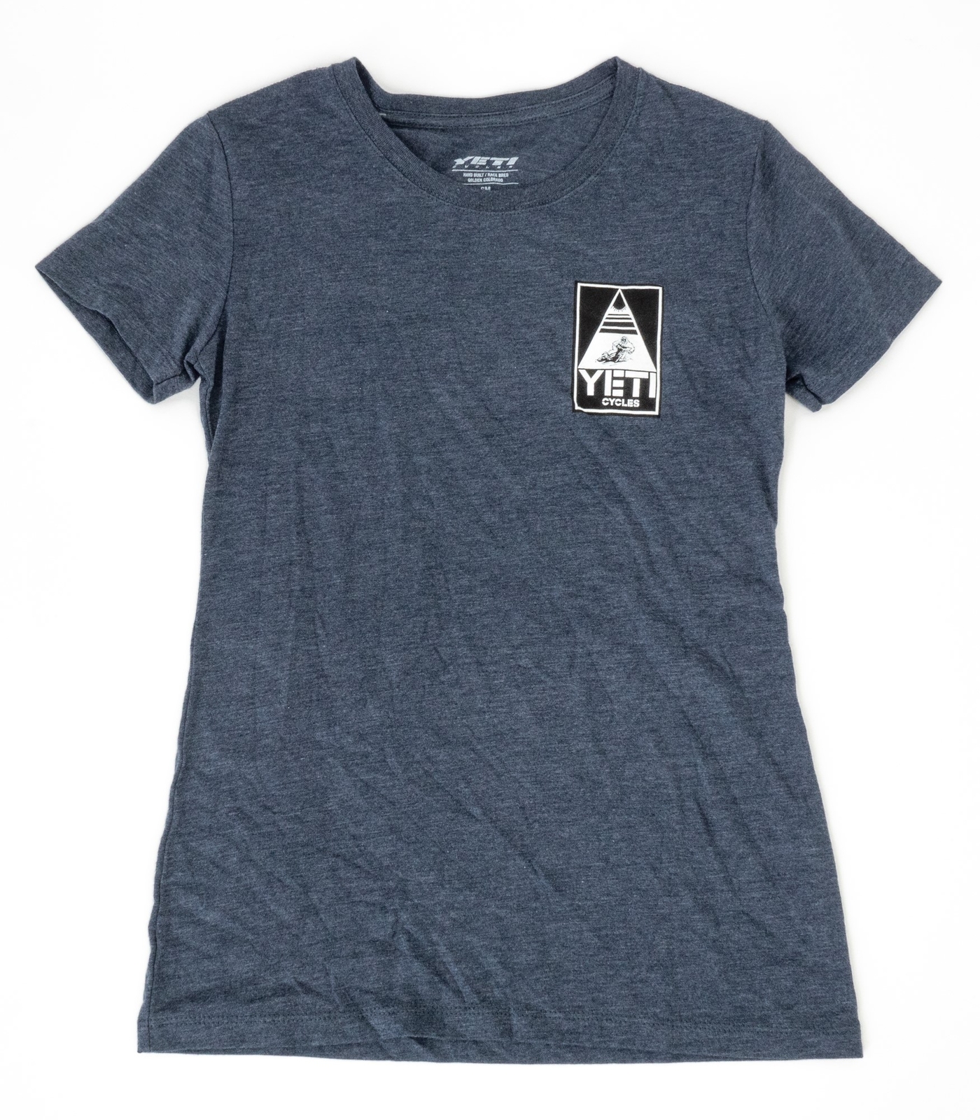 Yeti Horizon Tee SS Cycling Casual Women’s Small Short Sleeve Vintage Navy S