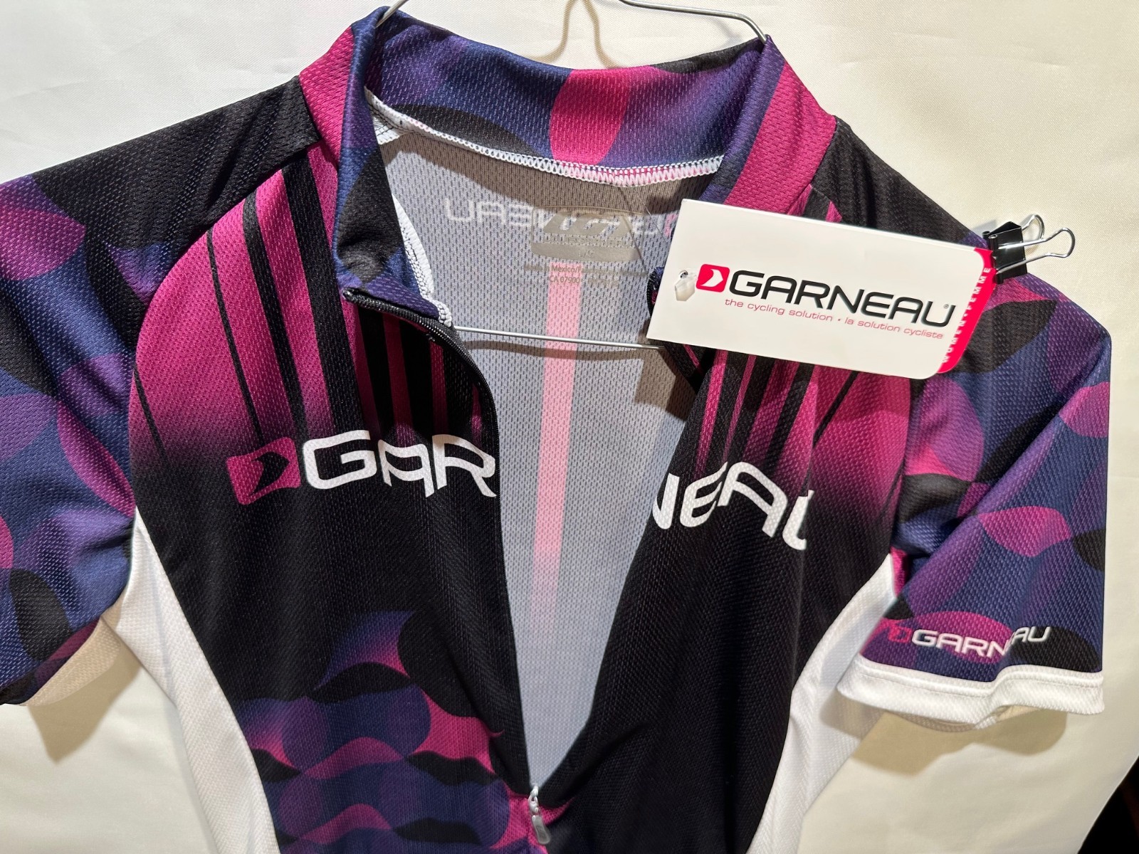 Louis Garneau Cycling Tour Jersey NWT$80 Women’s Large 3/4-Zip Pockets Wicking