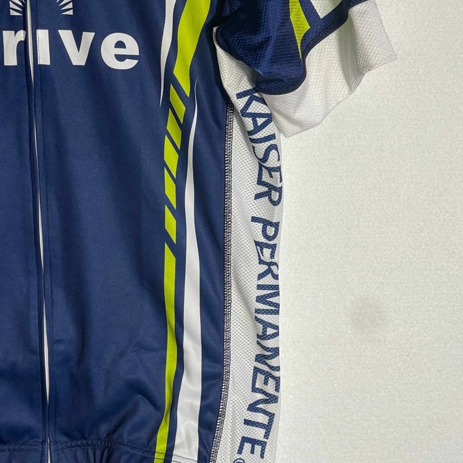 NWT Jakroo Mens Cycling Shirt Kaiser Race Blue Breathable Fitted Stretch Sz Med