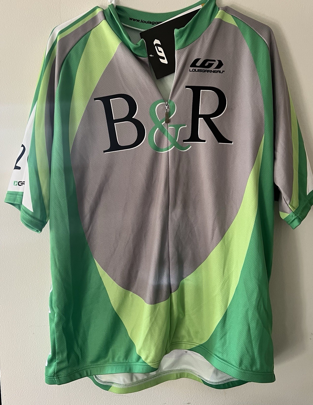 Louis Garneau Bike Micro Airdry Semi Relaxed Cycle Racing Shirt XXL NOS