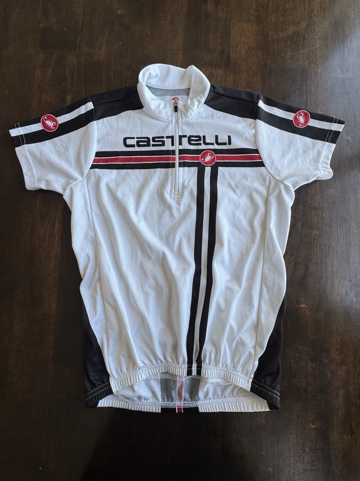 Castelli Short Sleeve Cycling Jersey Boys size L bike jersey