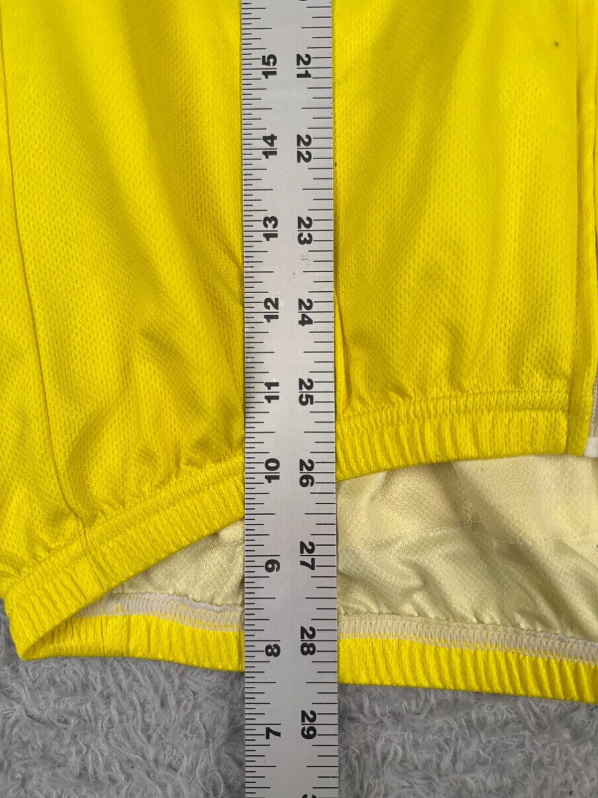 Vietnam Backroads Cycling Jersey Mens Large Yellow White Full Zip Saigon Bike