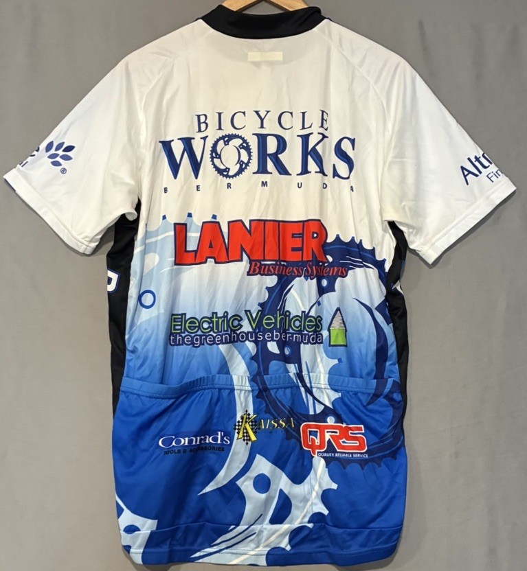 PRIMAL Men’s Cycle BICYCLE Jersey XL Bicycle Works Bermuda 1/4 Zip Pocket NWT