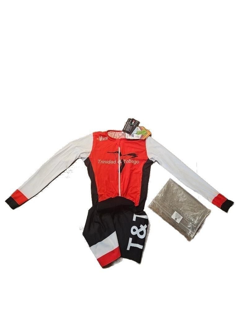 Veneto Trinidad & Tobago Long Sleeve Cycling Skinsuit VNT 164