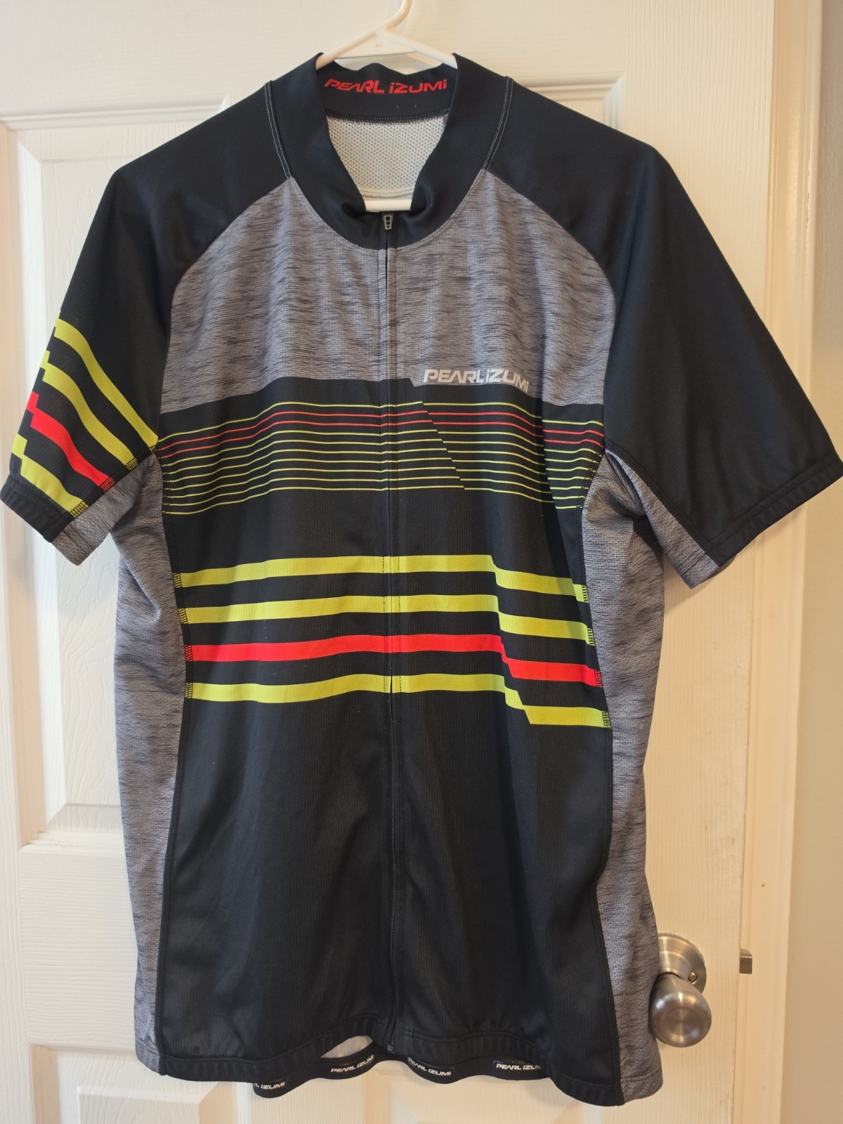 Pearl Izumi Elite Men’s XXL Full Zip Short Sleeve Pockets Cycling Jersey Black