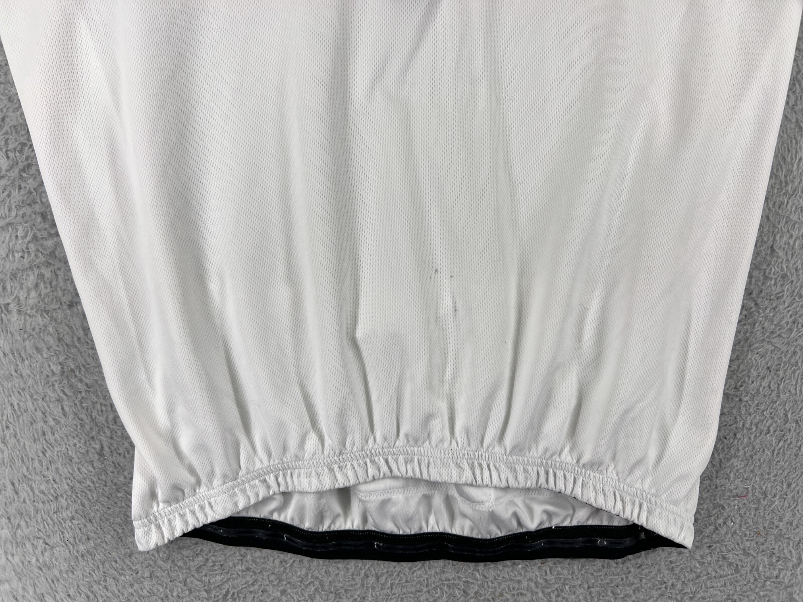 Spotti Shirt Mens Extra Large White 1/2 Zip Short Sleeve Polyester Pockets