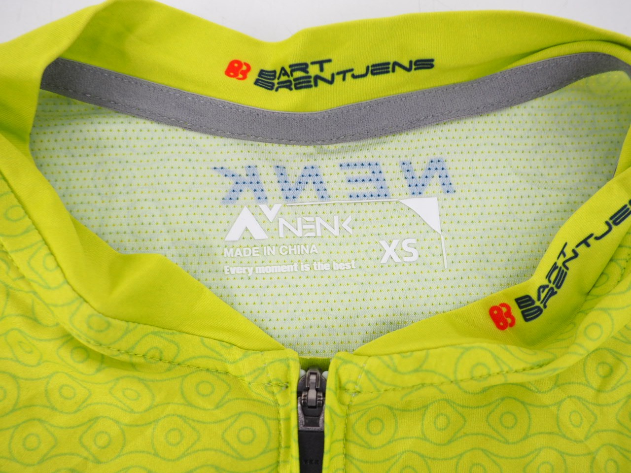 NENK Short Sleeve Cycling Jersey Size XS KMC Ridley Team Custom Green