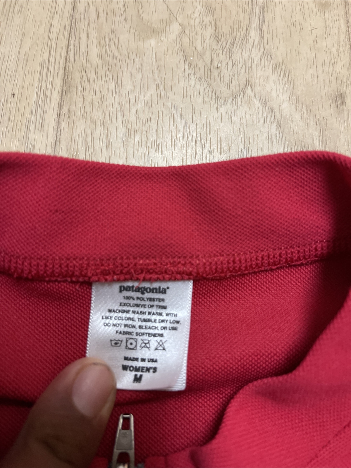 Vintage Patagonia Cycling Jersey Women’s M Red USA Sleeveless Pocket