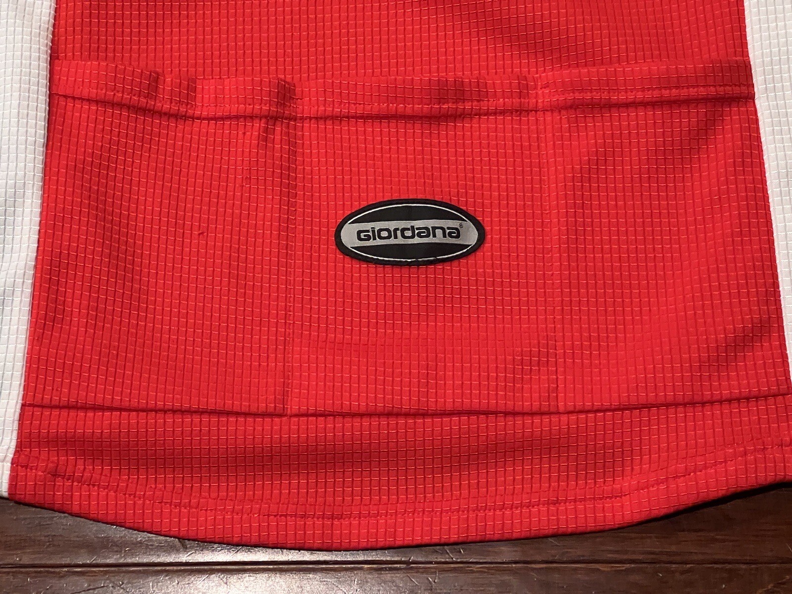 Giordana Red Mens Medium 1/4 Zip American Diabetes Association Cycling Jersey