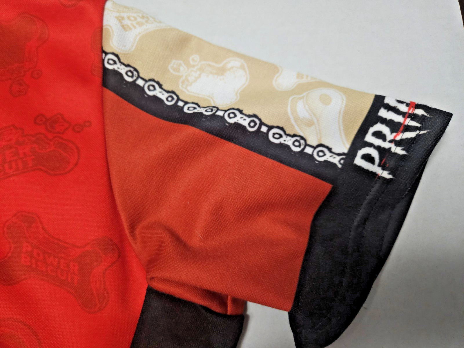 Vintage Primal Dog Red Cycling Jersey Size Medium Made in USA PLS RD DESCRIPTION