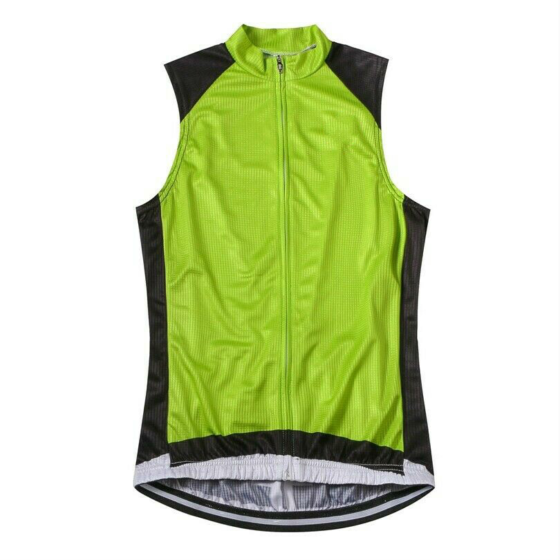 2024 Team Cycling Vest Sleeveless Bike Clothing Tops Shirt Green Blue White Red