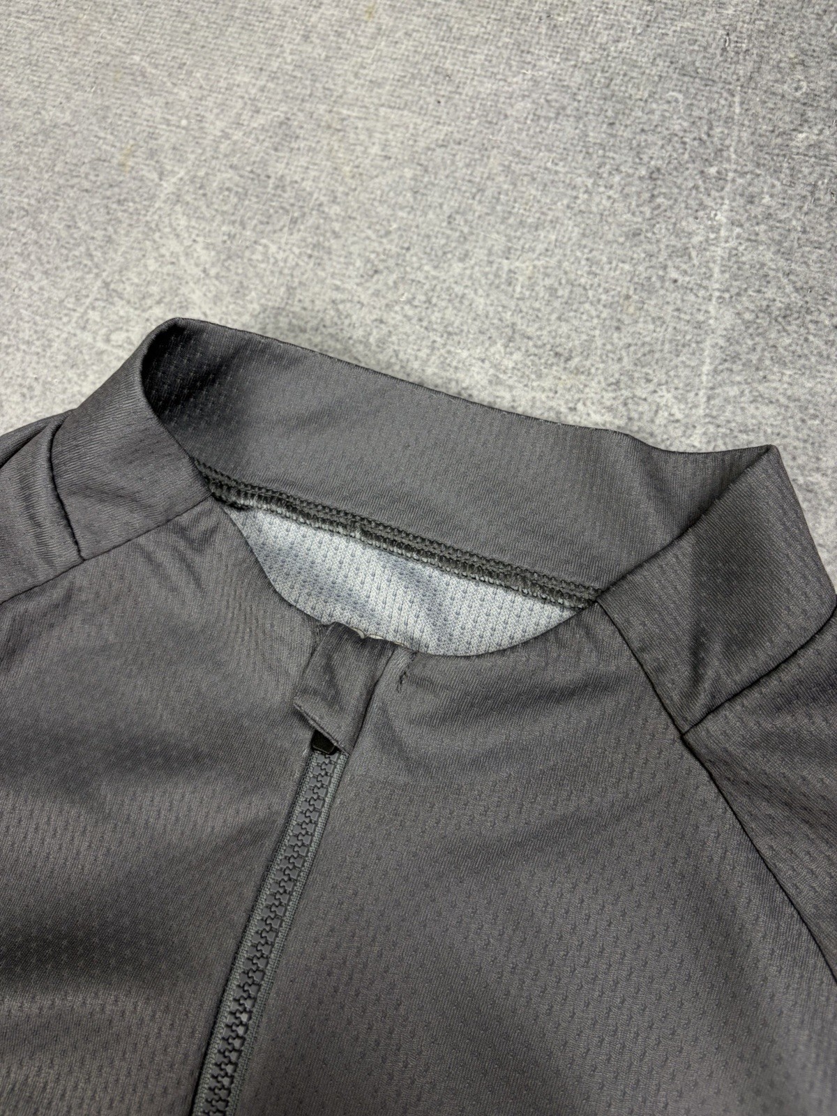 POC Essential XC Full Zip Tee Cycling Jersey Large Men’s Steel Gray