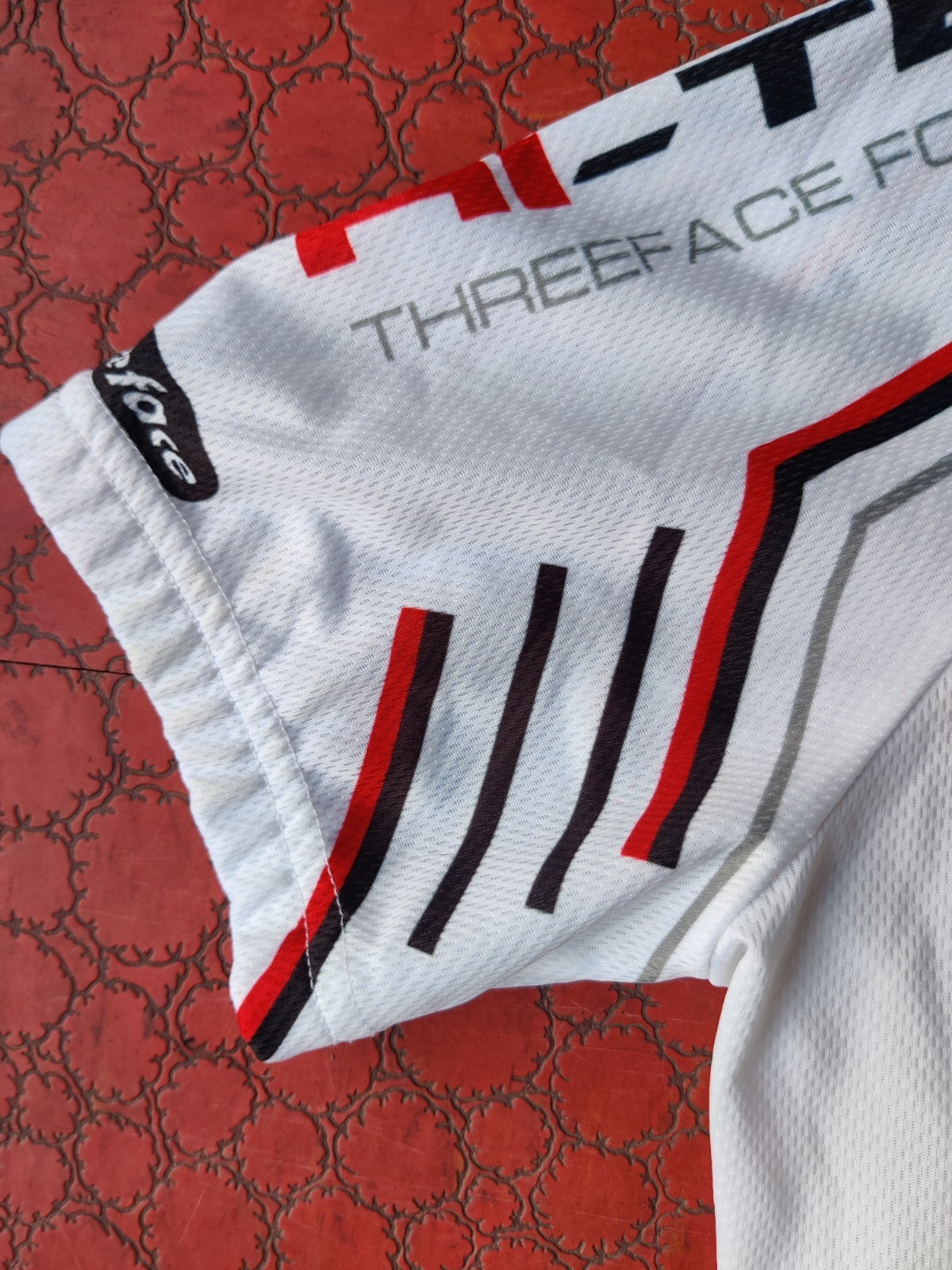 Threeface Cycling Shirt Jersey L Italy Hi-Tech for Voyager 1/4 Zip Elastic Waist