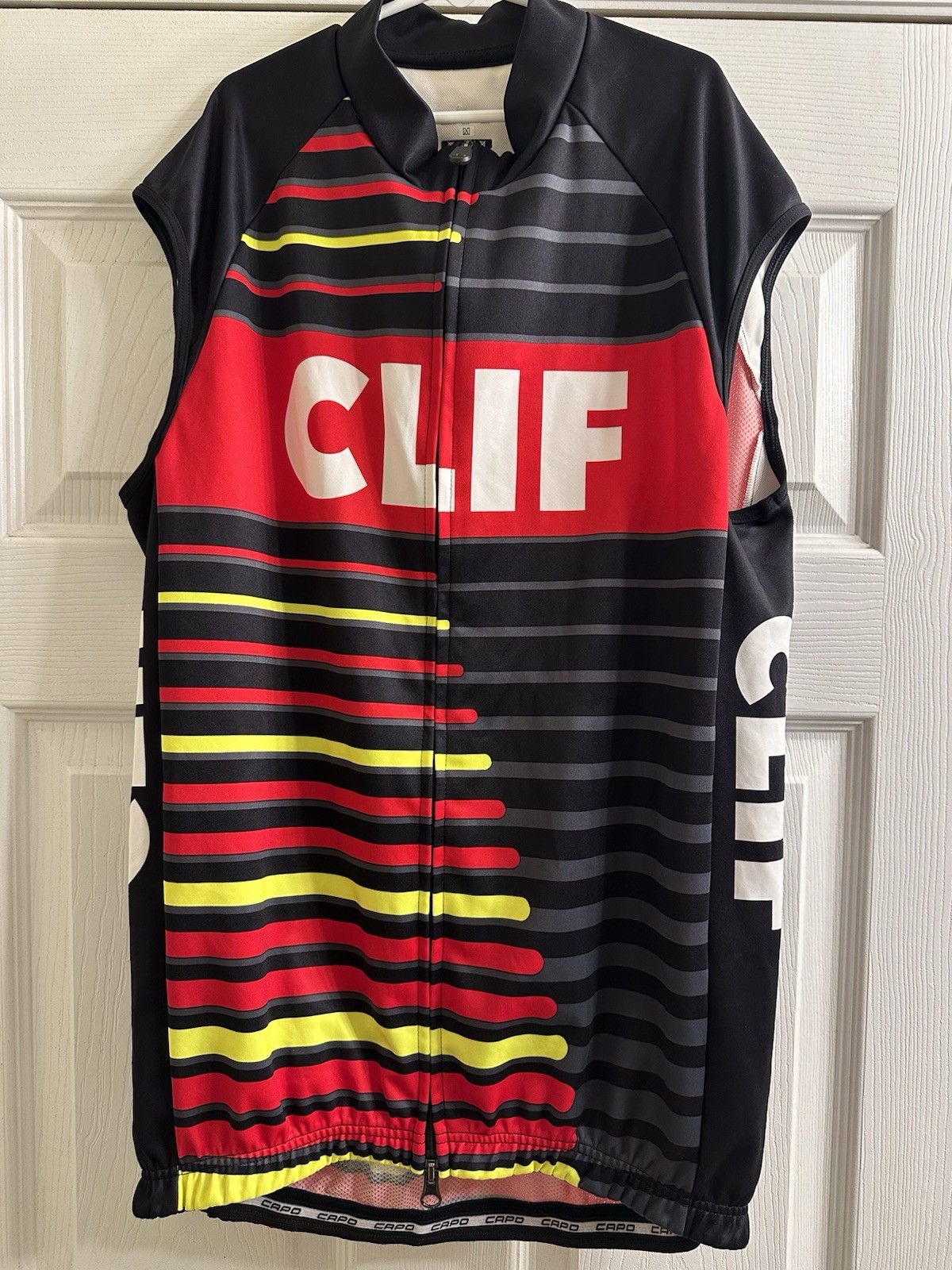 Capo Men’s Medium Clif Bar Team Cycling Vest, Made in Italy