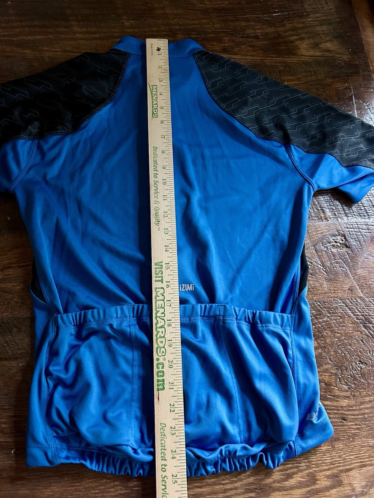 Pearl Izumi Select Series Mens S Cycling Jersey Shirt Blue Full Zip Back Pocket