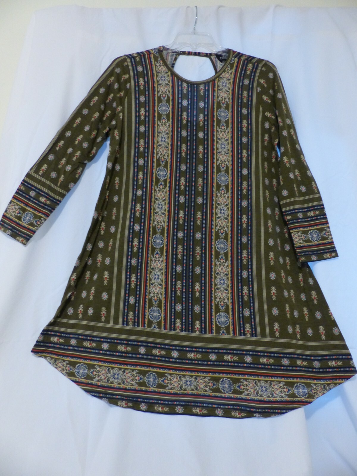 ANGIE New w/tag Women’s Long Sleeve Casual Jersey Dress L Large NWT YY22