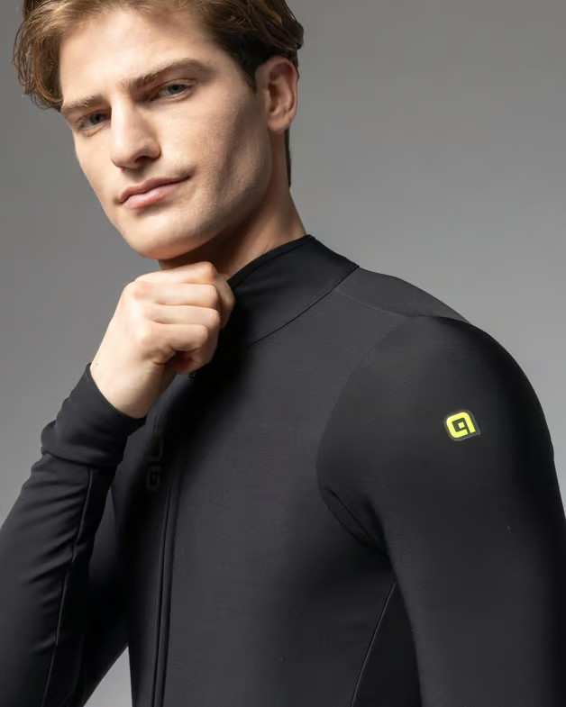 ALE PRAGMA FONDO 3.0 LONG SLEEVE CYCLING JERSEY – WINTER THERMAL –SILICONE WAIST