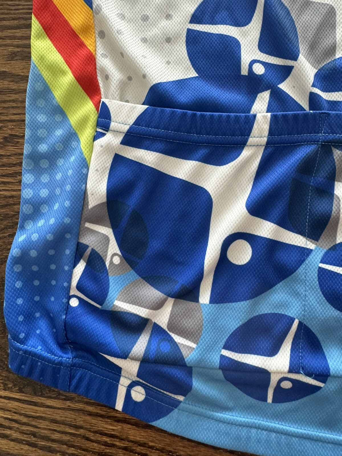 Unisex Peak 1 Cycling Jersey half zip with 3 pockets Multi color