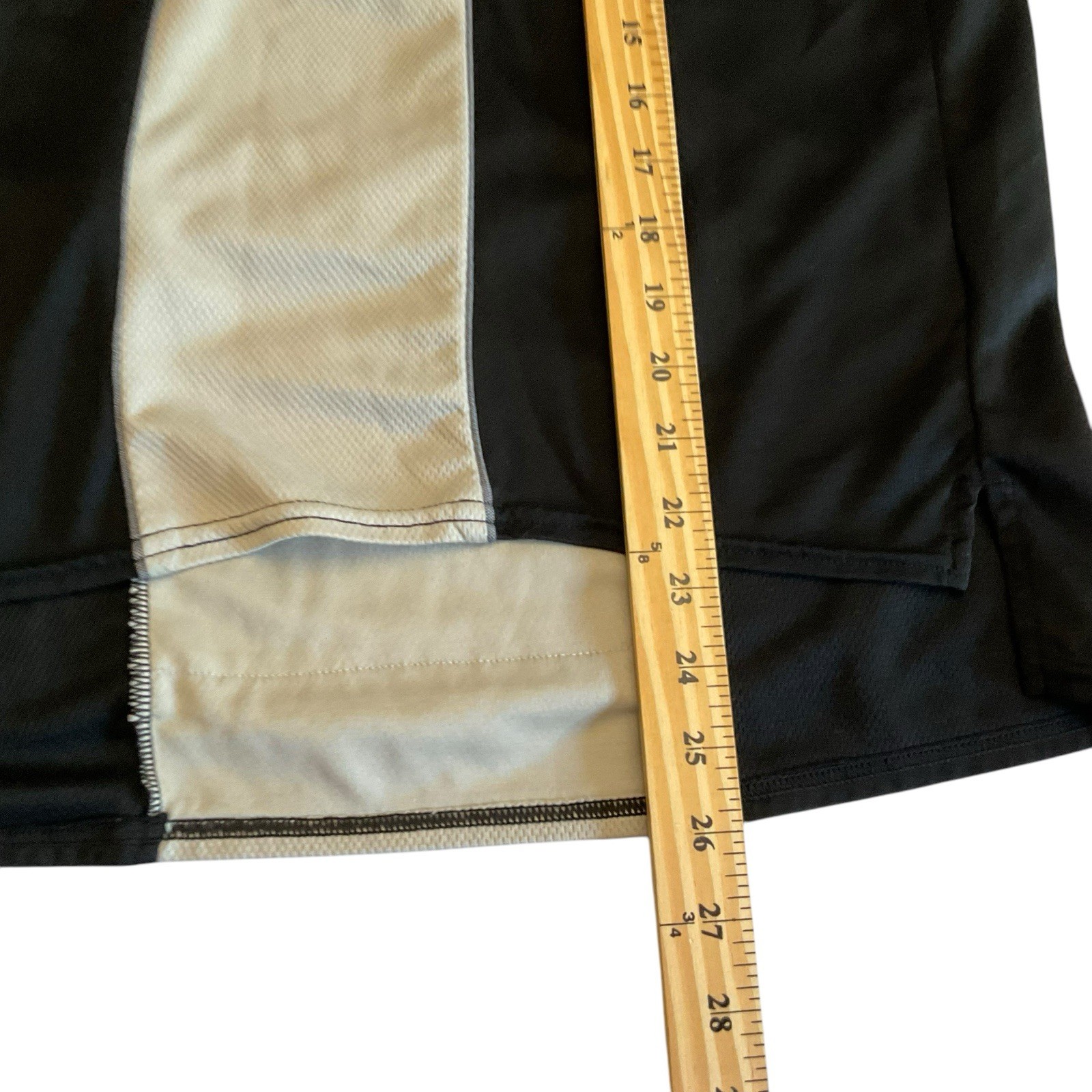Vintage Pearl Izumi Cycling Jersey Mens Large Grey Black Made USA 90s Y2K Bike