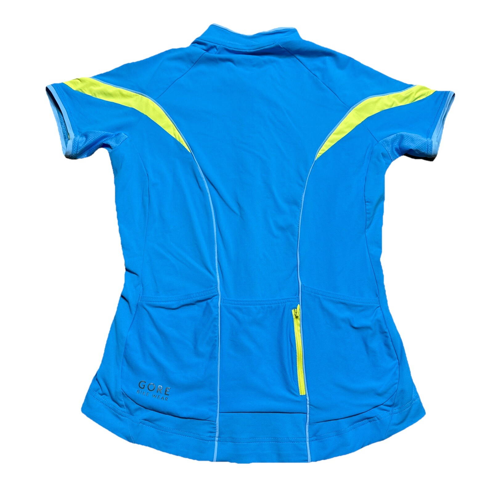 Gore Bike Wear Cycling Jersey Mens Medium Blue Full Zip Lightweight