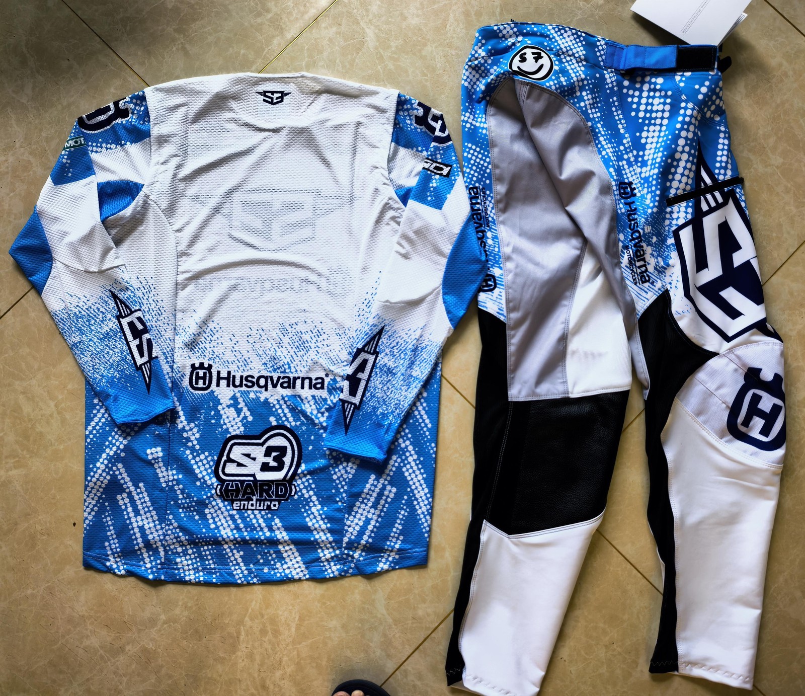 2026 HARD Wear Husqvarna MX Gear Set Off-Road Motocross Jersey & Pants Kit