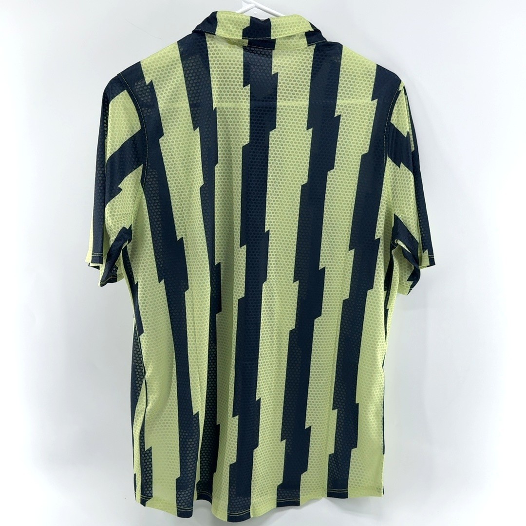 Pearl Izumi Canyon Tech Snap Jersey Men’s Medium Shadow Lime Navy Glitch
