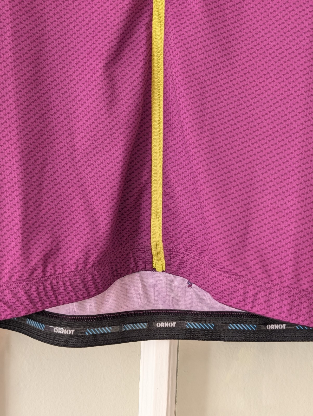 Ornot Men’s Nordic Collection Long Sleeve Cycling Jersey Purple Blue Large