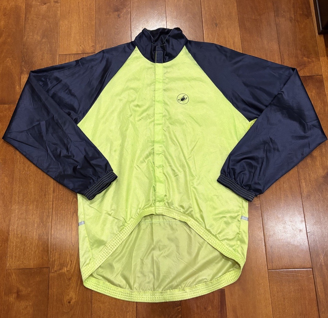 Vintage Castelli Cycling Jersey Yellow – Men’s Large – Check Measurements
