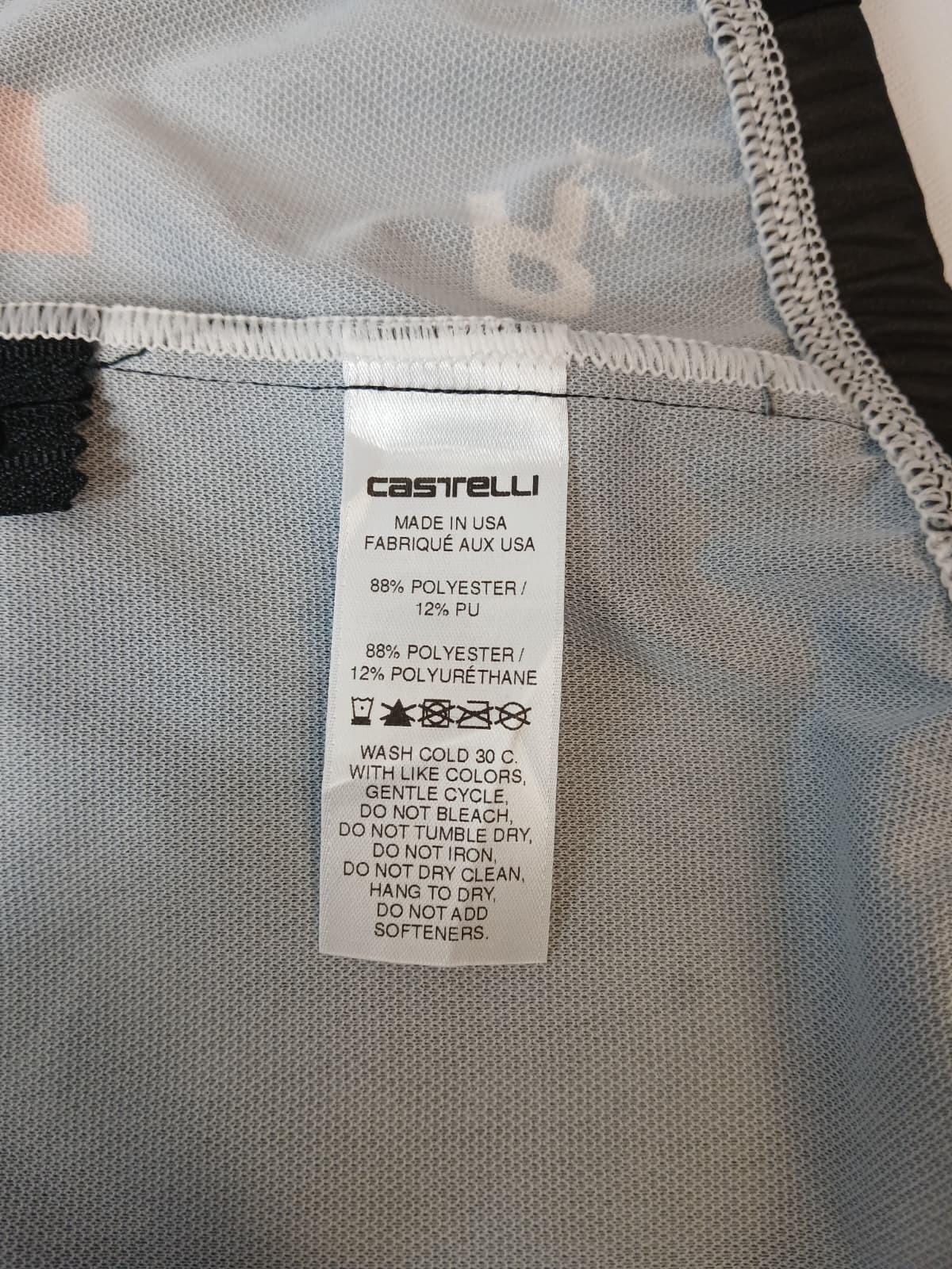 Brooklyn No.10 Castelli Rockstar Wind Vest Cycling Full Zipper Men’s Large Black