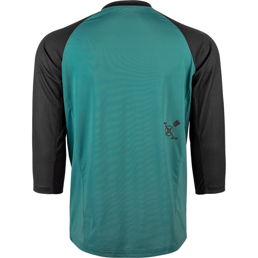 Fly Racing Ripa 3/4 Sleeve Jersey Large Evergreen / Black