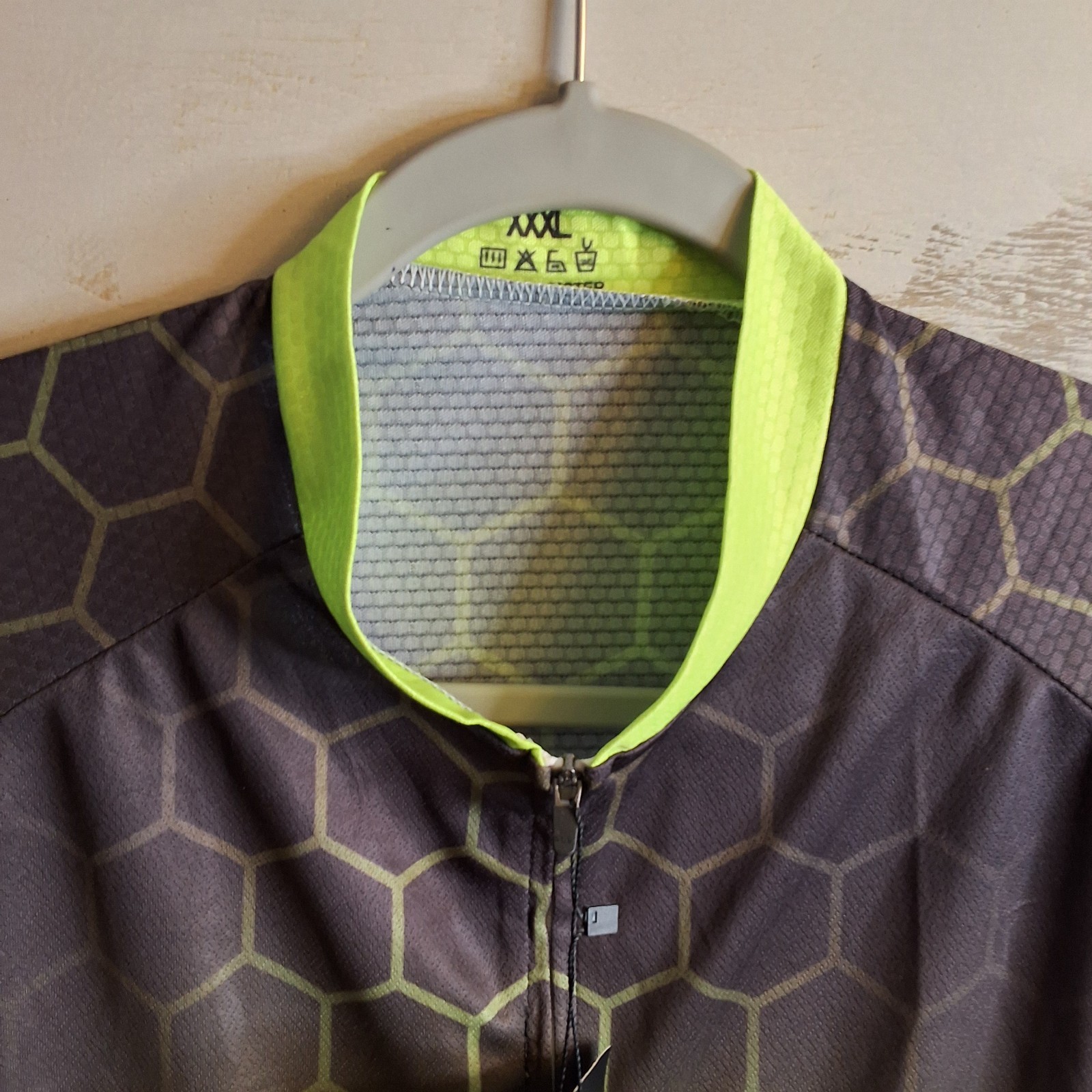 NWT Cycle Run XXXL Full Zip Short Sleeve Mens Elastic Waist