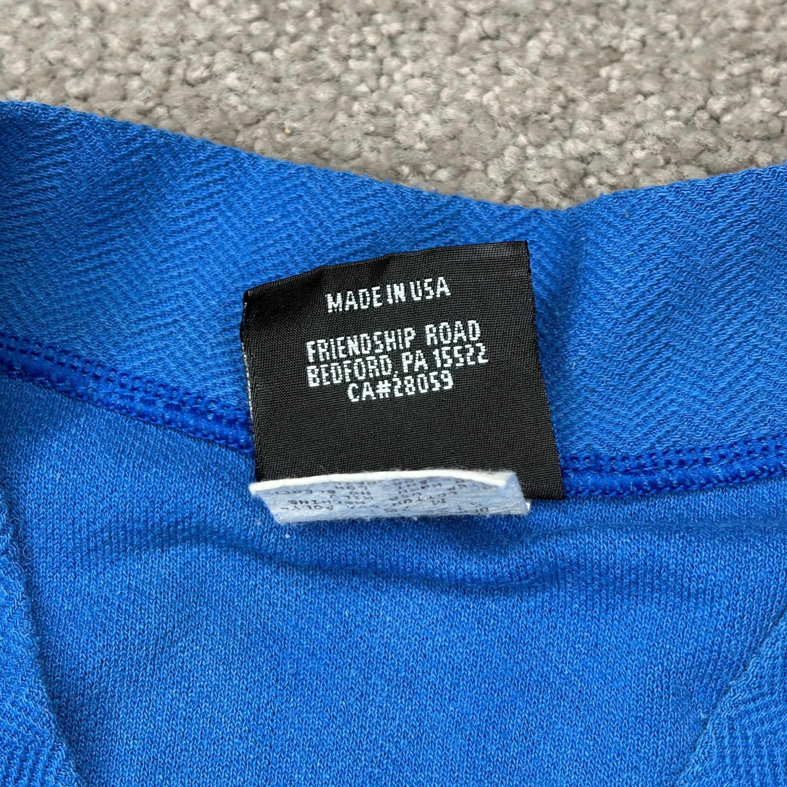 Vintage 90s Cannondale Cycling Jersey Blue 1/4 Zip Shirt Size Large Made in USA