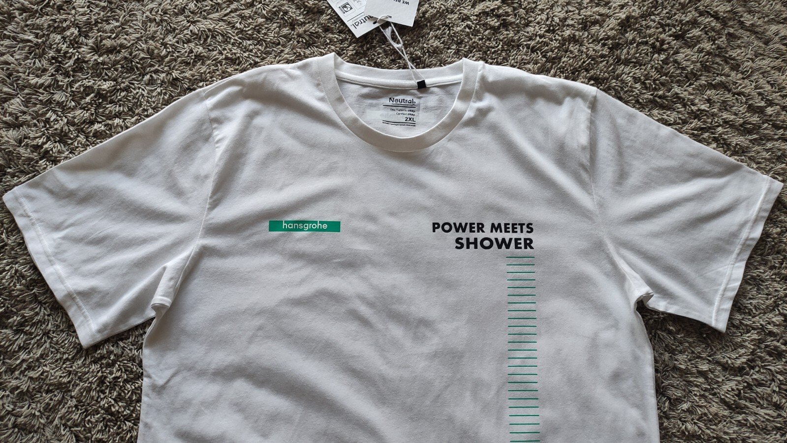 Bora Hansgrohe team Neutral Men’s Short Sleeve 100% Cotton T-Shirt Size:2XL NEW!