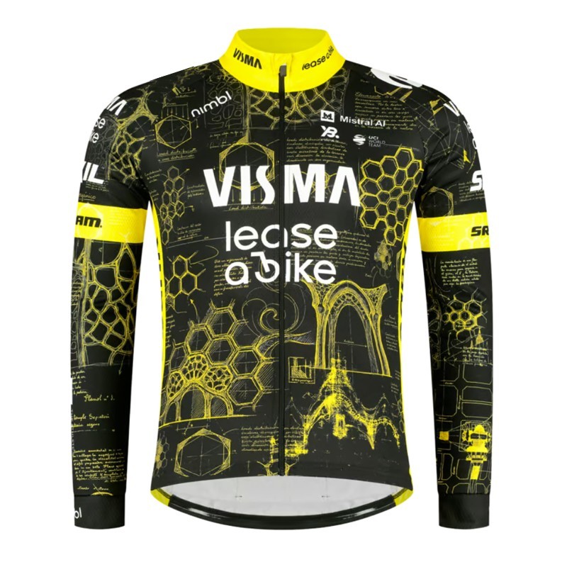 2026 Mens Team VISMA Cycling Jersey Cycling Long Sleeve Jerseys Bicycle Jersey